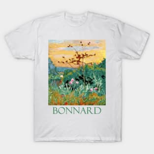 The Garden at Vernonnet by Pierre Bonnard T-Shirt